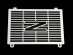 KAWASAKI Z 750 & Z 1000 (03-06) STAINLESS STEEL RADIATOR COVER GUARD GRILL